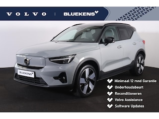 Volvo XC40 Recharge Twin Ultimate 82 kWh - Panorama/schuifdak - IntelliSafe Assist & Surround - 360º Camera - Harman/Kardon audio - Verwarmde voorstoelen & stuur - Parkeersensoren voor & achter - Elektr. bedienb. voorstoelen met geheugen links - Wollen bekleding - Draadloze tel. lader - Warmtepomp - Extra getint glas - Elektr. inklapbare trekhaak - 20' LMV