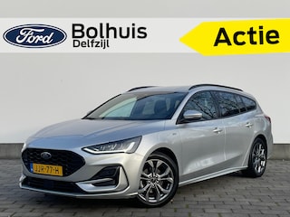 Ford Focus Wagon Ecoboost 125 pk ST-line | Winter Pack | 4 seiz. banden | Navi | Clima | Cruise | Dr. loos Apple Carplay |