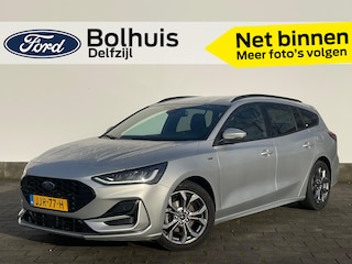 Ford Focus Wagon Ecoboost 125 pk ST-line | Winter Pack | 4 seiz. banden | Navi | Clima | Cruise | Dr. loos Apple Carplay |