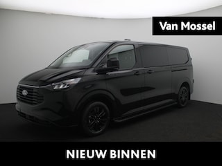 Ford Transit Custom 320 2.5 PHEV L2H1 Black Platinum DC | 0.99% | Unieke Uitvoering | Apple Carplay & Android Auto | Winter Pack | Keyless Entry&Go | Leren Stoelen | Achteruitcamera | 17'' Zwarte LMV | Driver Assistance Pack Ultimate | Luxe Snoeks Dubbele Cabine | Dubbele Zijschuifdeuren |