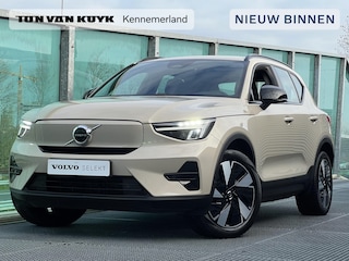 Volvo EX40 Single Motor Extended Range Plus 82 kWh Verwarmde voorstoelen, Verwarmd stuur, Keyless entry, semi electrische trekhaak, Parkeerverwarming.