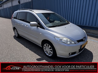 Mazda 5 1.8 S Clima, Mistlamp, Lichtmetalen velgen, 7 Persoons Bij de verkoop van gebruikte voertuigen door CD-Cars wordt geen standaard garantie verstrekt. De koper aanvaardt het voertuig in de staat waarin het zich bevindt op het moment van aankoop, Vo