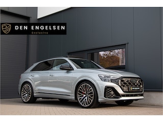 Audi Q8 55 TFSI e Quattro S-Line 394PK NL AUTO | ACC | 360 Cam | Massage + Ventilatie + | Softclose | Carbon | Stoel & Bankverwarming | Lane & Side Assist | Pano | Park Assist | B&O | Head Up | 23"| Matrix | E.TH 3500KG | BTW | Luchtvering | Vierwielbesturing | N.P €140.975,- | Apple & Android Carplay | Fabrieksgarantie.