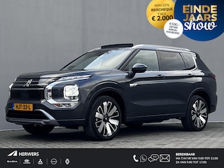 Mitsubishi Outlander 2.4 PHEV Instyle 4WD S-AWC Automaat /  Fabrieksgarantie tot 04-2025 **  / Leder / NL auto / Stoelventilatie / Stuur-, stoel- en achterbankverwarming / Navigatie / Elektrische stoelen en klep / HUD / Cam 360° / ChadeMo snelladen / 20" LM wielen /