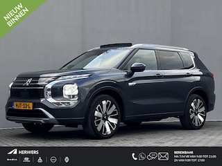 Mitsubishi Outlander 2.4 PHEV Instyle 4WD S-AWC Automaat /  Fabrieksgarantie tot 04-2025 **  / Leder / NL auto / Stoelventilatie / Stuur-, stoel- en achterbankverwarming / Navigatie / Elektrische stoelen en klep / HUD / Cam 360° / ChadeMo snelladen / 20" LM wielen /