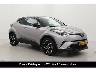 Toyota C-HR 1.2 Bi-Tone | Origineel NL | Navigatie | Dodehoek detectie | JBL | Stoel-/stuurverwarming | Full LED | Parkeersensoren voor/achter | Keyless | Adaptive Cruise | Clima | 18 inch