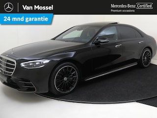 Mercedes-Benz S-klasse 580 e 4MATIC Lang AMG Line Panoramadak / Burmester / Memory Seats / Nappaleder / Nightpakket / 360 Camera / Rijassistentiepakket /