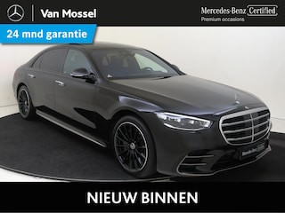 Mercedes-Benz S-klasse 580 e 4MATIC Lang AMG Line Panoramadak / Burmester / Memory Seats / Nappaleder / Nightpakket / 360 Camera / Rijassistentiepakket /