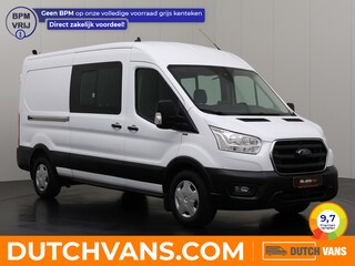 Ford Transit 2.0TDCi 130PK L3H2 Dubbele Cabine 7-Persoons | Navigatie | Camera | Airco | Leder | Cruise