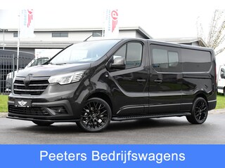 Renault Trafic 2.0 170 L2H1 DC Black Edition Extra Cruise, Camera, Carplay, LED, 170pk, Stoelverwarming, 2 x Schuifdeur, NAVI, Automaat, Clima, Uniek!