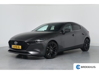 Mazda 3 2.0 e-SkyActiv-X M Hybrid 180 Luxury | Memory Zetels | BOSE | Cruise Adaptive | LED | Leder | 360 Camera | Navi | Stoel/Stuur Verwamring | Clima | Keyless
