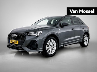 Audi Q3 45 TFSI e S edition 245 PK | S-Line | Automaat | Trekhaak | Navigatie | Stoelverwarming | Climate Control | Parkeersensoren | Adaptive Cruise Control | Dodehoeksensor | Audi Virtual Cockpit | Grootlichtassistent | Lichtmetalen velgen |