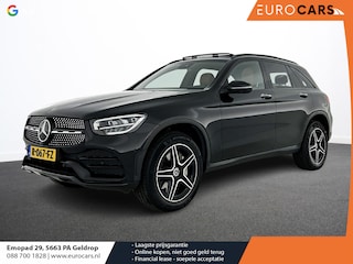 Mercedes-Benz GLC 300e 4MATIC Business Solution AMG Panoramadak Navigatie Camera Parkeersensoren Cruise Control Stoelverwarming Virtual Cockpit LED Ambiente verlichting Leder