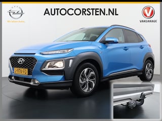 Hyundai Kona 1.6 HEV AUT-6 141pk Adaptive-Cr Trekhaak HUD Camera Android Apple Carplay Navi Bordherkenning PDC Fashion Keyless Head-Up-Display Auto-Pilot (Lane-Assist+ACC) ESP Mild Hybride Priv.Glass Botsing waarsch syst Dodehoek-assistent