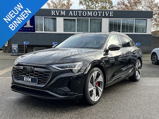 Audi Q8 e-tron 55 quattro S Edition 115 kWh PANO | STUUR/ STOELVERW. VOOR + ACHTER| SUPER COMPLEET!| 360 CAMERA| B&O| ELEK. STOELEN| ADAP. CRUISE| DODE HOEK| HEAD-UP