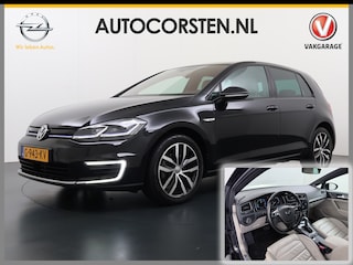 Volkswagen Golf Leer Warmtepomp LED+ Apple Carplay Android Navi Adaptieve-Cr. Digit.Dashb. PDC-v+a DAB 17" Ecc Led Premium Audio High-End- Dynaudio Zwarte-Hemel Lmv Privacy Glas Spiegel Pakket Virtual Cockpit Leder Pakket Stoelverwarming Origineel Nederlandse Auto Dealeronderhouden € 48.000 Nieuw!
