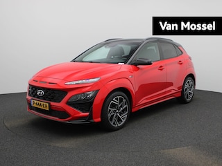 Hyundai Kona 1.0 T-GDI N Line | APPLE CARPLAY | HALF LEDER | NAVIGATIE | PARKEERSENSOREN | ACHTERUITRIJCAMERA |