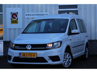 Volkswagen Caddy 1.4 TGI Trendline 5 Persoons Automaat*Perfect VW Onderh.*Trekhaak/2x zijschuifdeur/Stoelverw./Cruise-Control/Climate-Control/Parkeersens.V+A/Aut. Parkeren*