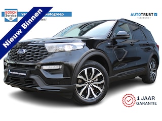 Ford Explorer 3.0 V6 EcoBoost PHEV ST-Line 457PK | Incl. 12 maanden Garantie | Trekhaak | Panoramadak | 360* Camera | Memory Stoelen | Stoel/Stuur Verwarming | Stoel Ventilatie | Adaptive cruise controle | Parkeersensoren v/a | Navigatie | Massage Stoelen | Achterbank verwarmd | Draadloze telefoonlader | Sfeerverlichting | Keyless start | Zwarte Hemel | 20 Inch LMV | Dodehoeksensoren | Elektrische kofferklep |