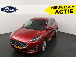 Ford Kuga 2.5 PHEV 225 pk Vignale | Trekhaak | Leder | Winter Pack | Adapt. Cruise | Camera | Elek. a. klep | El verst. stoel + geh. |