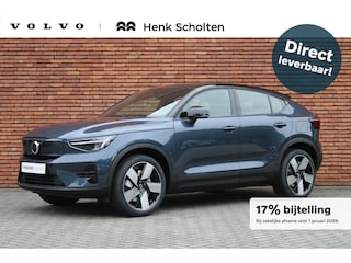 Volvo EC40 Single Motor Extended Range Plus 82 kWh | Stoel- /stuurwielverwarming | Harman Kardon | Adaptive Cruise Control | BLIS | 20 inch. lichtmetalen velgen | Dak in contrasterende kleur Black Stone | Keyless entry | Apple carplay/ Android auto