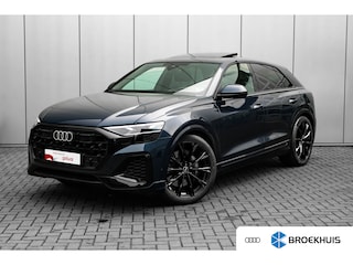 Audi Q8 55 TFSI e quattro Pro Line S 394PK | Panorama dak | Trekhaak | 360 Camera | Ledere bekleding | Stoelverw. voor & achter