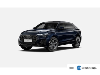Audi Q8 55 TFSI e quattro Pro Line S 394PK | Panorama dak | Trekhaak | 360 Camera | Ledere bekleding | Stoelverw. voor & achter