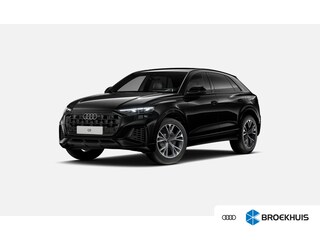 Audi Q8 55 TFSI e quattro Pro Line S 394PK | Panorama dak | Trekhaak | 360 Camera | Ledere bekleding | Stoelverw. voor & achter