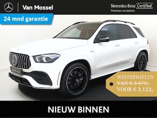 Mercedes-Benz GLE AMG 53 4MATIC+ Premium Plus Panoramadak / Burmester / Memory Seats / 360 Camera / Luchtvering / Keyless / Nightpakket / Stoelverwarming + Verkoeling