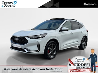 Ford Kuga 2.5 PHEV ST-Line X | Lage km stand | Automaat | Panorama dak | Head-up display | Navigatie | Apple carplay & Android auto | Winter pack | Parkeersensoren voor en achter | Achteruitrijcamera | Dodehoek detectie | Elektrische inklapbare trekhaak | Draadloos opladen mobiel | Fabrieksgarantie t/m 02-2027
