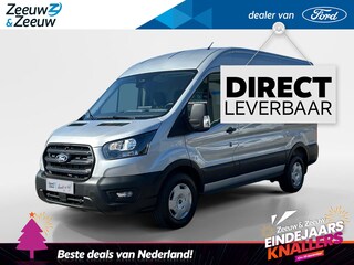 Ford Transit 350 2.0 TDCI L2H2 Trend | Uit Voorraad Leverbaar | Automaat | Trekhaak | Apple carplay & Android auto | Parkeersensor V+A | Achteruitrijcamera | Voorruitverwarming | Cruise control |