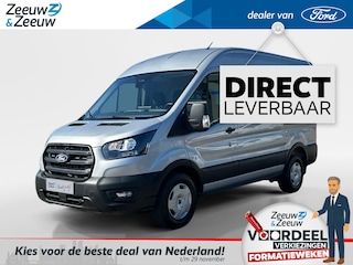 Ford Transit 350 2.0 TDCI L2H2 Trend | Uit Voorraad Leverbaar | Automaat | Trekhaak | Apple carplay & Android auto | Parkeersensor V+A | Achteruitrijcamera | Voorruitverwarming | Cruise control |