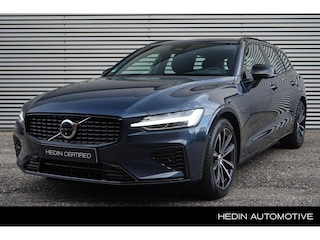 Volvo V60 T6 Plug-in hybrid AWD Plus Dark | 2000 kg trekgewicht | Elektrische stoelen met geheugen | Harman/Kardon Audio | Stoel & Stuurverwarming | Dodehoeksensoren | adaptieve cruise controle |