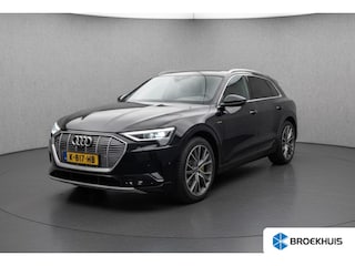 Audi e-Tron 55 quattro Business edition Plus 95 kWh | Dealer Onderhouden! | Valcona Leder | Luchtvering | Sfeerverlichting | Cruise Adaptive | Open Dak | LED | 360 Camera