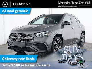 Mercedes-Benz GLA 250 e AMG Plug-In Hybride AMG Line Premium Plus | Night Pakket | Trekhaak | AC en DC Laden | Distronic | Stuur en Stoelverwarming. Inclusief 24 maanden MB Certified garantie voor Europa.