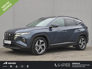Hyundai Tucson 1.6 T-GDI HEV Premium Sky Automaat / Fabrieksgarantie tot 03-2029 / Dealer onderhouden / Adaptief cruise control / Glazen schuif- en kanteldak / Elektrische achterklep / Stuur-, Stoel en Achterbank verwarming / Rondomzicht camera / Adaptief CC /