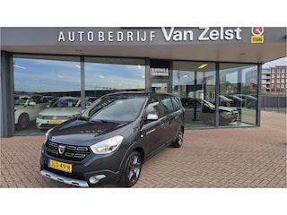 Dacia Lodgy 1.2 TCe Stepway 7p. Airco, Voorstoelen verwarmd, Multimediasysteem, Navigatie, , Cruise control, Achteruitrijcamera, Parkeersensoren, Elektrische ramen en spiegels, Lichtmetalen velgen, BOVAG GARANTIE