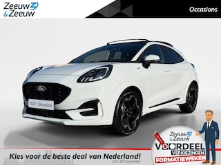 Ford Puma ST-Line x | Zeer nette auto | Automaat | Navigatie | Apple carplay & Android auto | Adaptief cruise control | Draadloos opladen mobiel | B&O audio | Parkeersensoren voor en achter | Achteruitrijcamera | Panorama dak | Elektrische achterklep | Dodehoek detectie | Winter pack | Privacy glas |