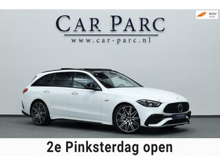 Mercedes-Benz C-klasse AMG 43 4MATIC 408+PK BTW/VIRTUAL/SFEER/PANO/LEER+S.VERWARMING+MEMORY/20"/360/LINE/ACC/ECC/12 MDN GARANTIE!