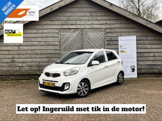 Kia Picanto 1.0 CVVT X-treme | LET OP, TIK IN DE MOTOR! | GEEN GARANTIE | Clima | Leder | Lichtmetaal