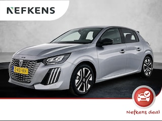 Peugeot 208 Allure Hybrid 110pk Automaat | Navigatie | Climate Control | Cruise Control | Parkeersensoren v+a | Armsteun | Digitaal instrumentenpaneel | Draadloze Apple Carplay / Android Auto | DAB+ radio | All seasonbanden | Led koplampen | Donker getint glas | 16" lichtmetalen velgen |