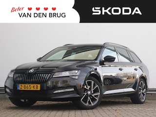 Skoda Superb Combi 1.4 TSI iV Sportline Business | NL-auto | Trekhaak | Matrix LED | Stoelverwarming | Achteruitrijcamera |