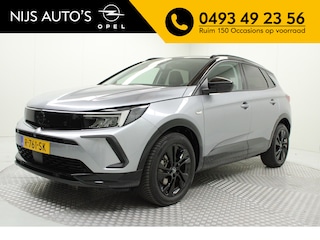 Opel Grandland 1.2 Turbo GS Line dealer | onderhouden | 1 ste eigenaar | elektr. achterklep | climate | navi | pdc v/a + camera | carplay | keyless | cruise | bluetooth