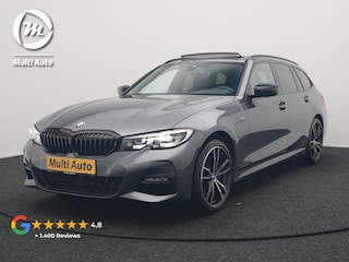 BMW 3-serie Touring 330e xDrive M Sport Plug In Hybrid 293pk Dealer O.H. PHEV | Trekhaak Af Fabriek | Panodak | Harman & Kardon | Adaptief Onderstel | Camera | Alcantara Sportstoelen Verwarmd | Sfeerverlichting | Apple Carplay | Stuur Verwarmd | Navigatie | DAB |