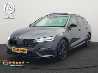 Skoda Octavia Combi 1.4 TSI RS iV Business Plug In Hybrid 245pk PHEV | Panodak | Apple Carplay | Sportstoelen Verwarmd | 18"L.M | Stuur Verwarmd | Navigatie | Keyless | Virtual | Sfeerverlichting | Cruise Control | DAB |