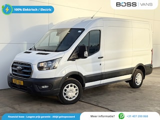 Ford Transit 390 75kWh 184PK 390 Elektrisch 75kWh 334km WLTP BEV Snelladen L2H2 Climate Control Tachograaf Carplay 360° Camera Stoelverwarming Parkeersensoren voor achter Laadkabel