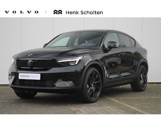 Volvo EC40 Single Motor Extended Range Ultra Black Ed. 82 kWh Adaptive Cruise & Pilot Assist | Panoramisch Schuif/-kanteldak | Harman/Kardon Premium Audio | 360-Camera | Stoel + Stuurwiel verwarming | Elektrische Achterklep | Google Services | Keyless Entry & Start | Extra getint glas