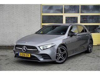 Mercedes-Benz A-klasse 180 Automaat! 5drs Business Solution AMG BJ2019 Lmv 18" | Led V+A | Pdc | Navi | Achteruitrijcamera | Virtual cockpit | Climate control | Cruise control | Sportstoelen | Sportstuur | Verwarmde voorstoelen | Zwarte hemel | Extra getint glas