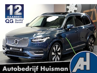 Volvo XC90 2.0 T8 AWD 335kW/455pk Aut8 Recharge Long Range Ultimate Bright LUCHTVERING + PANORAMADAK + HARMAN/KARDON + STOEL-&STUURVERWARMING + STOELVENTILATIE-&MASSAGE + ADAPT.CRUISE + BLIS + GOOGLE DASH&SERVICES + 360 CAMERA + PARKSENSOREN + 21" LM-VELGEN!!