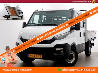 Iveco Daily 35S14 316pk E6 L2H1 D.C. 3-Zijdige Kipper Airco/Trekhaak 3500kg 02-2018